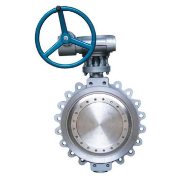 API Lug Edelstahl Metall versiegelt Triple Exzenter Butterfly Valve